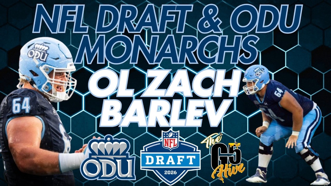 Meet 2026 NFL Draft Prospect Zach Barlev: Old Dominion Offensive Lineman