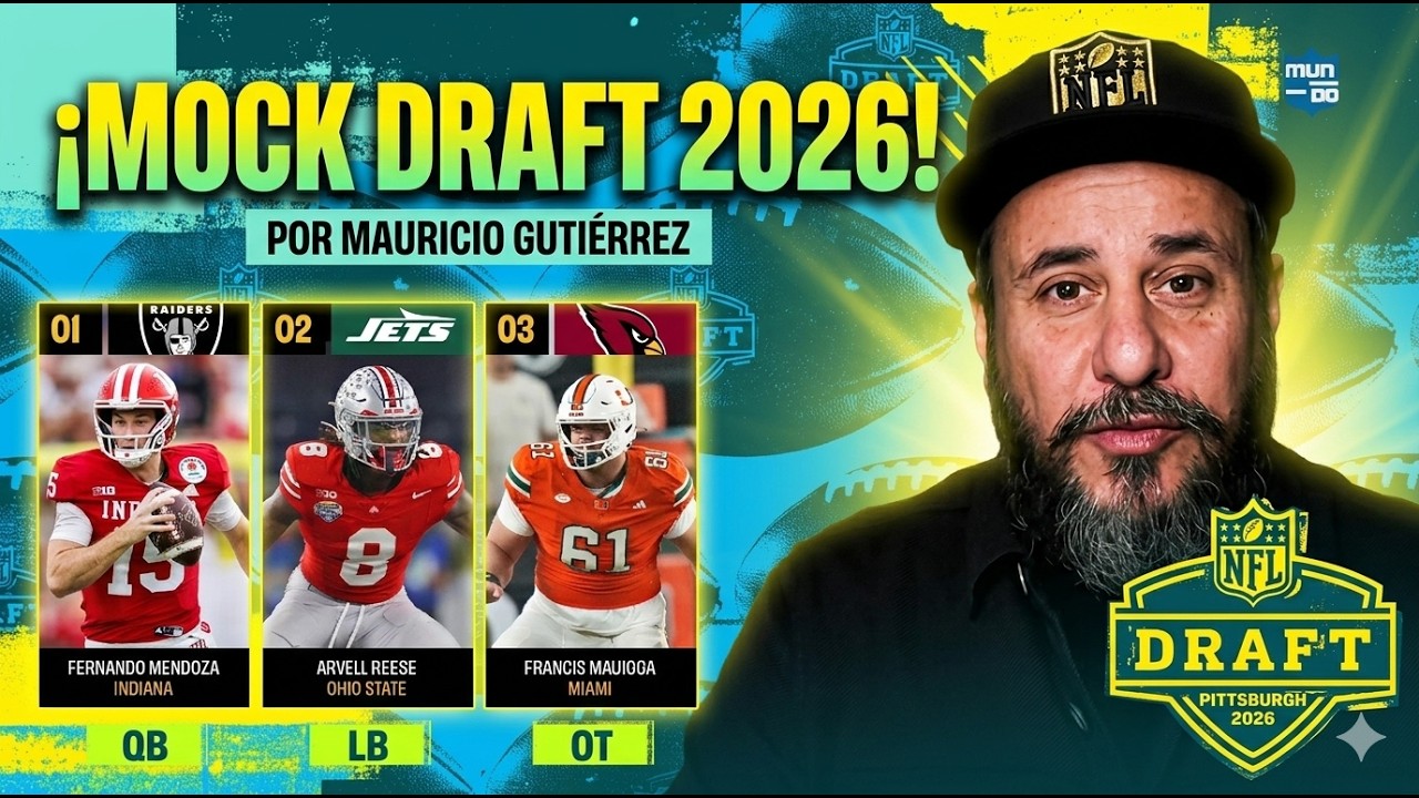 Mock Draft 2026 NFL | Simulamos los Picks del NFL Draft 2026 con Mau Gutiérrez