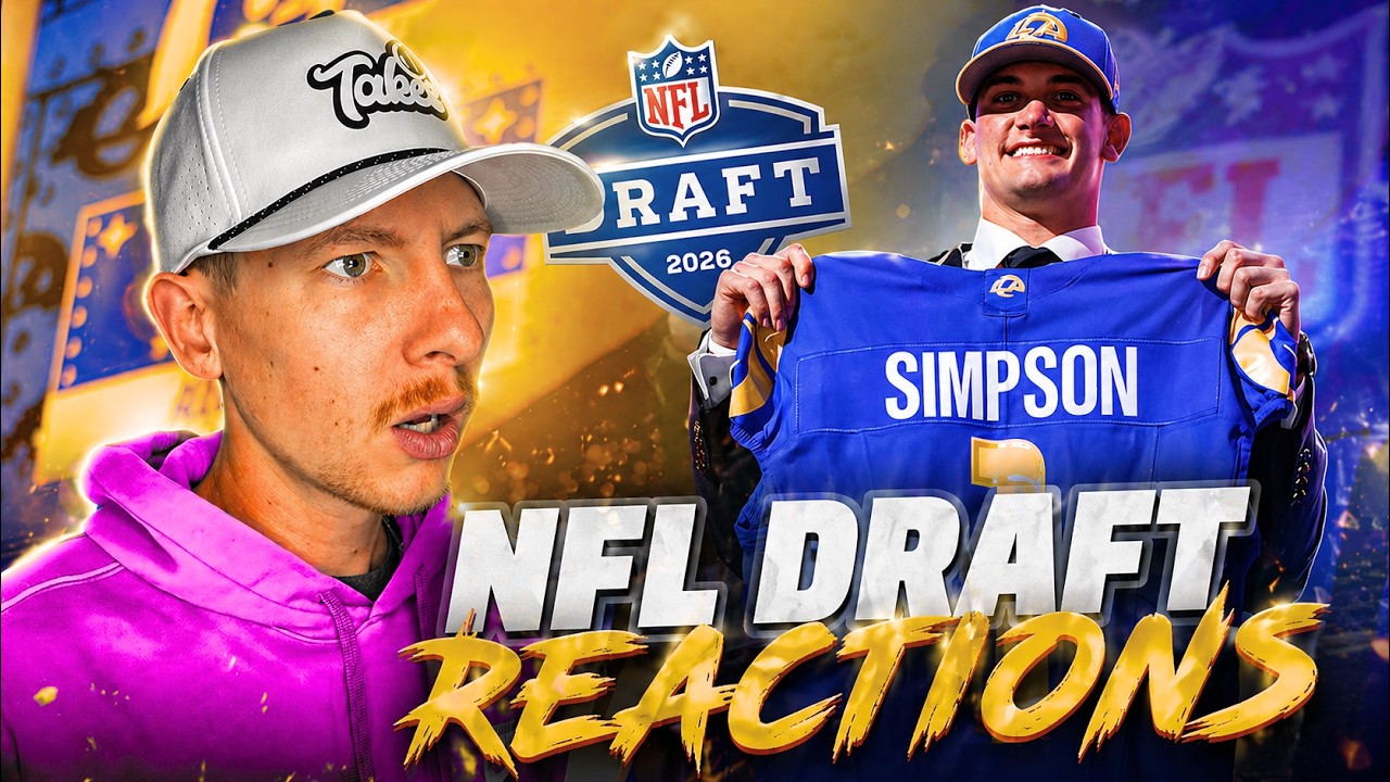 My 2026 NFL Draft REACTIONS! My 2026 NFL Draft REACTIONS!