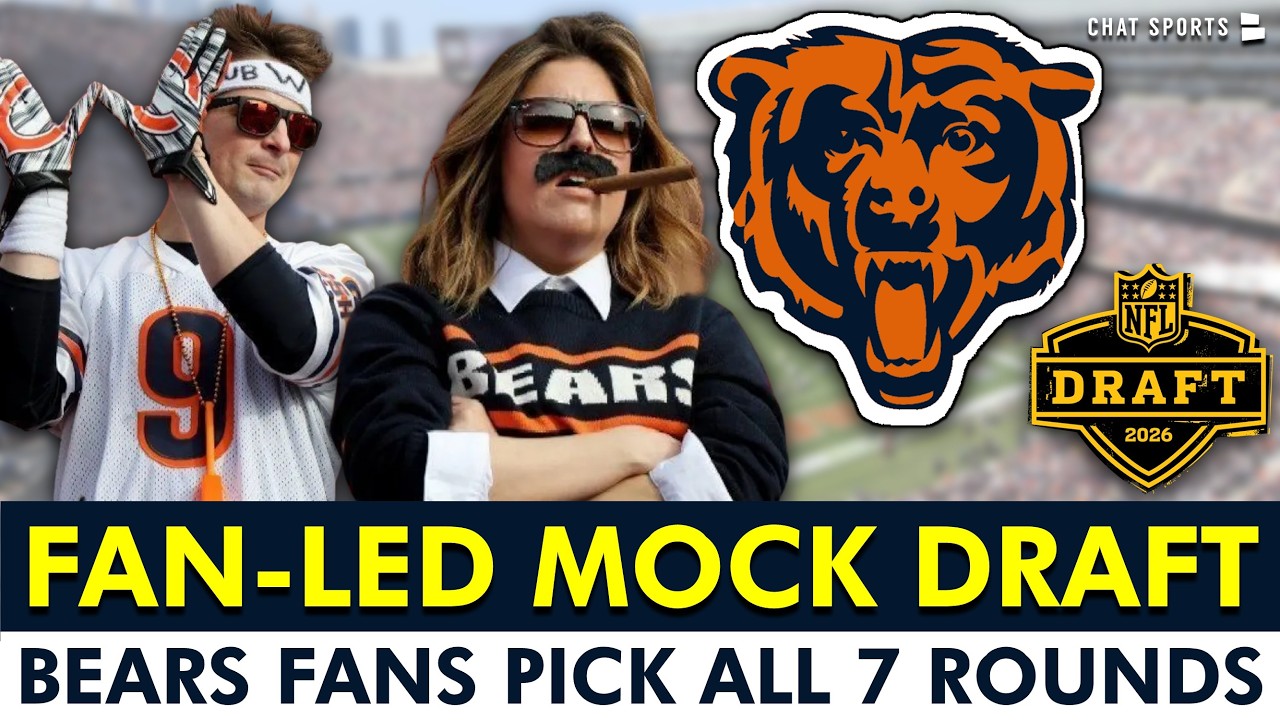 NEW Bears Mock Draft With TRADES – FANS Make The Picks!
