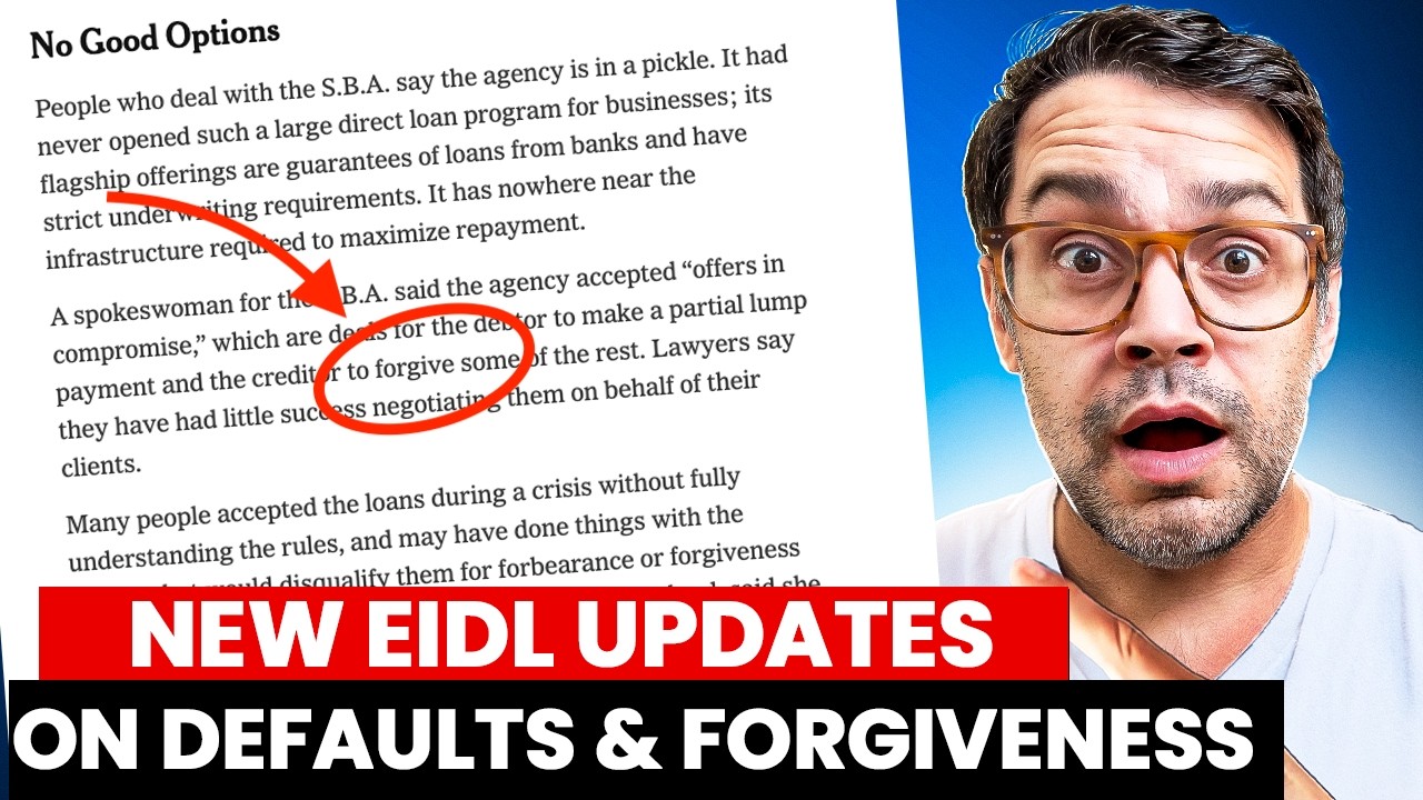 New SBA EIDL Updates on Defaults and Forgiveness