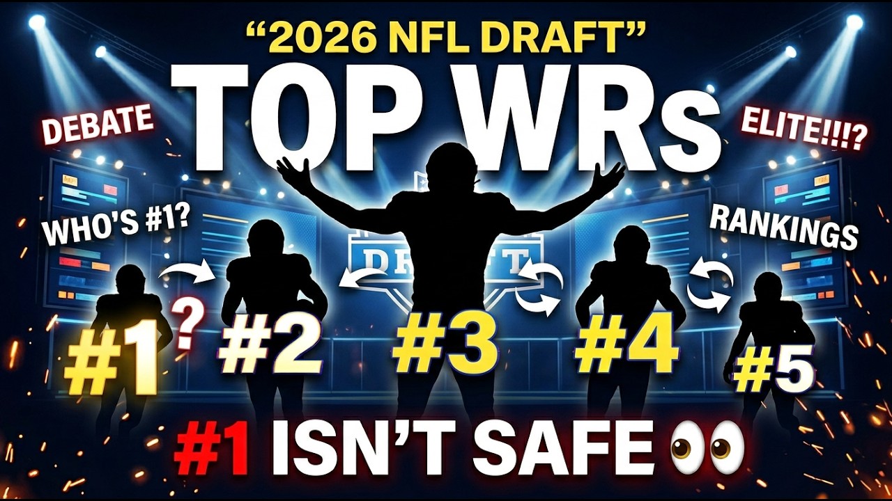 NFL Draft 2026 TOP 15 WR Rankings || Wide Receivers Ranked