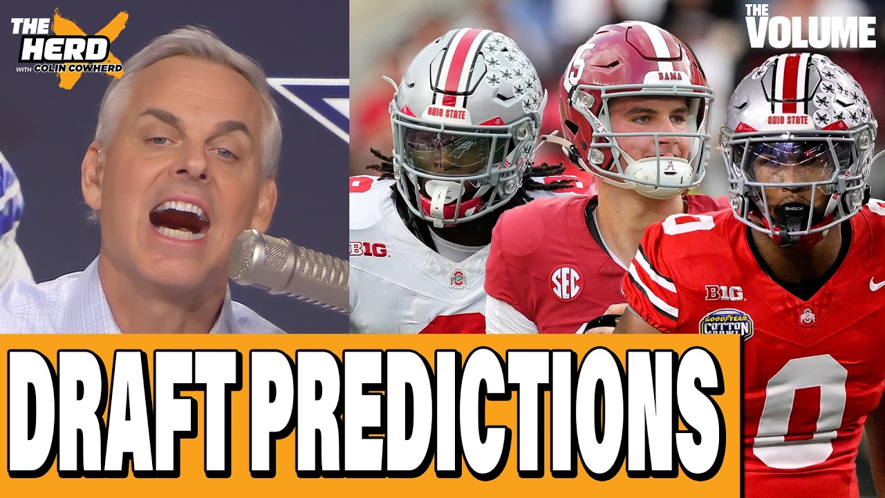 NFL Draft PREDICTIONS: Mendoza, Reese, Bailey, Love, Downs, Styles | Colin Cowherd: THE HERD