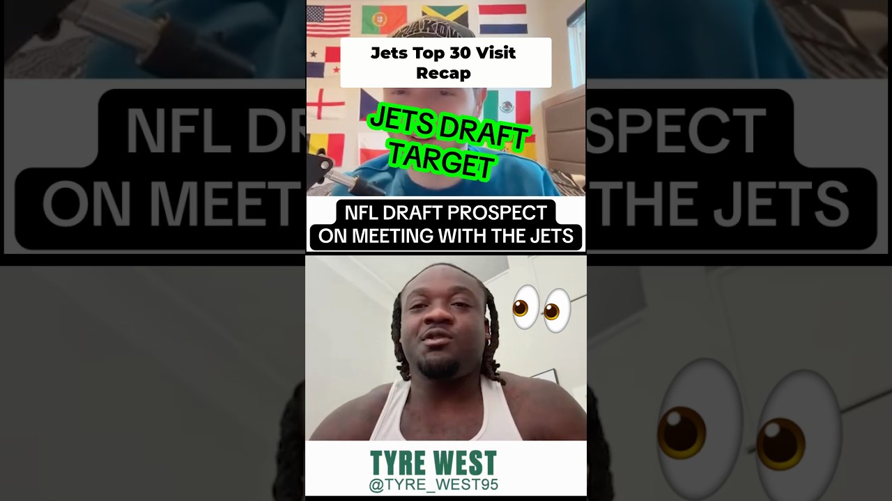 NFL Draft Prospect Discusses Meeting With Jets 👀 NFL Draft Prospect Discusses Meeting With Jets 👀