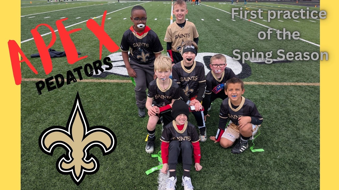 NFL Flag Football – First practice of spring season
