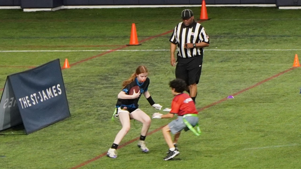 NFL Flag Football League – Madden Division – Patriots @ Panthers – The St. James. NFL Flag Football League – Madden Division – Patriots @ Panthers – The St. James.