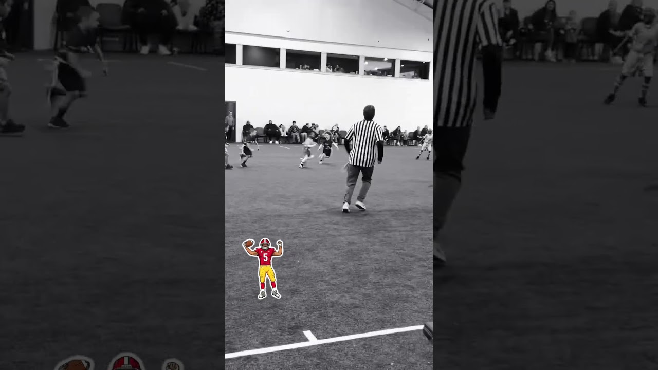 NFL Flag Spring Game TOUCHDOWN! #football #futurestar #allamerican #trending #footballguy