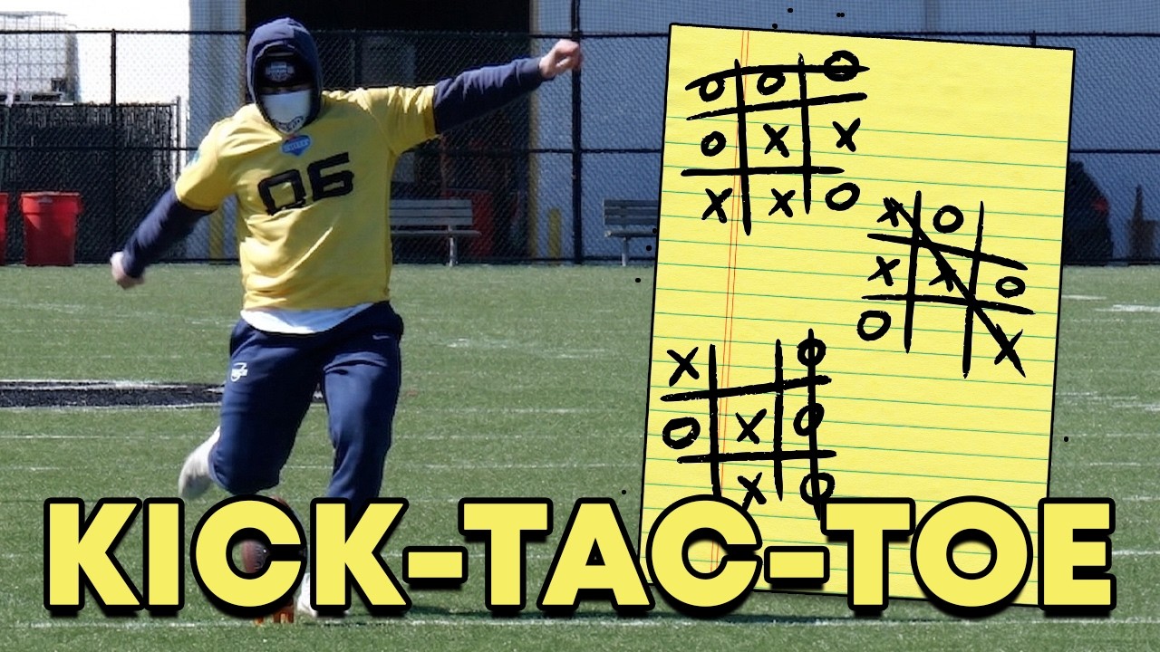 NFL Kicking Challenge KICK-TAC-TOE (Jomboy Media Scouting Combine 2026) NFL Kicking Challenge KICK-TAC-TOE (Jomboy Media Scouting Combine 2026)