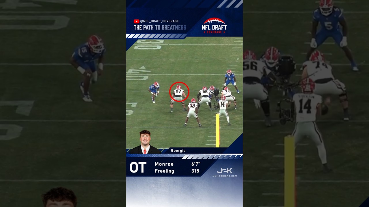 OT Monroe Freeling Georgia #nfl #collegefootball #nfldraft #2026nfldraft #nfldraft2026 #football