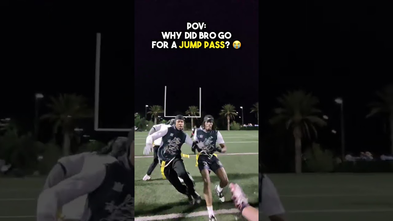 POV: Why did bro go for a jump pass 😭 #nflflag #flagfootball #ot7 #nflflagfootball #37ufootball