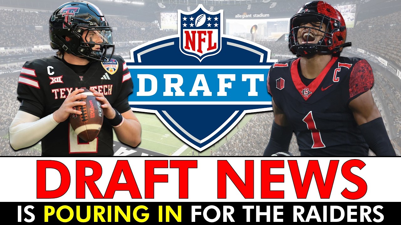 Raiders Draft News Is POURING In! Raiders Draft News Is POURING In!