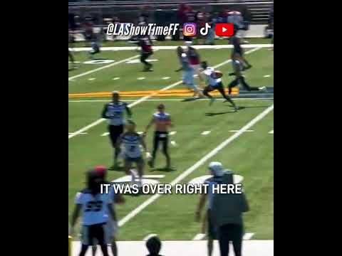 Right there… yeah it was already over 💀💭 #flagfootball #shorts #nfl #sports #lashowtime