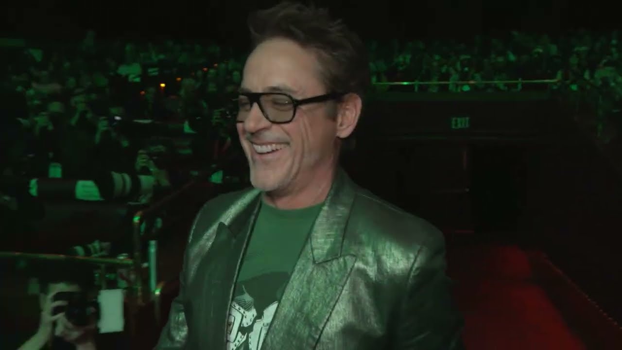 Robert Downey Jr.’s Entrance to The Walt Disney Studios CinemaCon Presentation