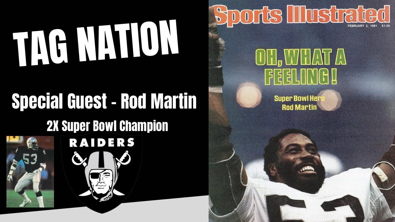 Rod Martin Oakland Raiders Legend – 2X Super Bowl Champ – Interview