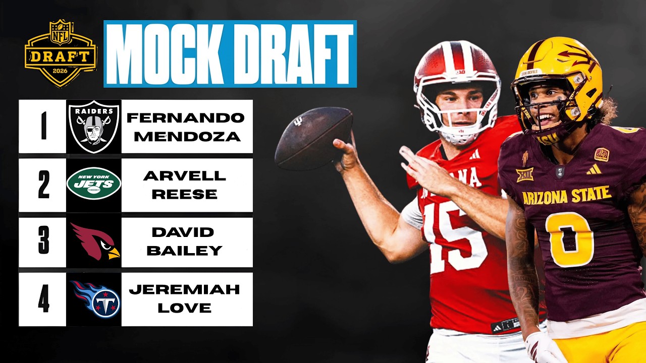 the FINAL 2026 NFL Mock Draft…