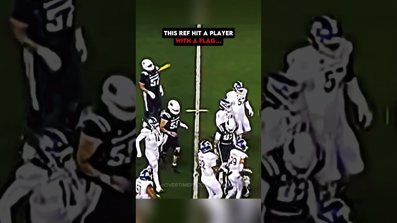 The Ref Hurt A Player With A Flag…😭☠️ #shorts #nfl The Ref Hurt A Player With A Flag…😭☠️ #shorts #nfl