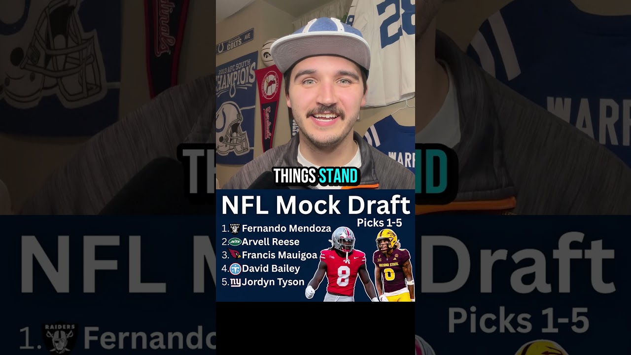 This Is How the Top 10 Picks Will Go in the 2026 NFL Draft