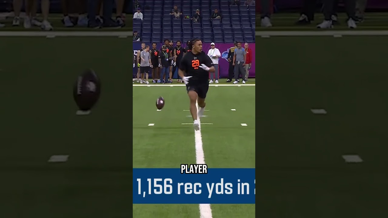 This WR Prospect Is MASSIVELY Underrated #fantasyfootball #nfl #nfldraft