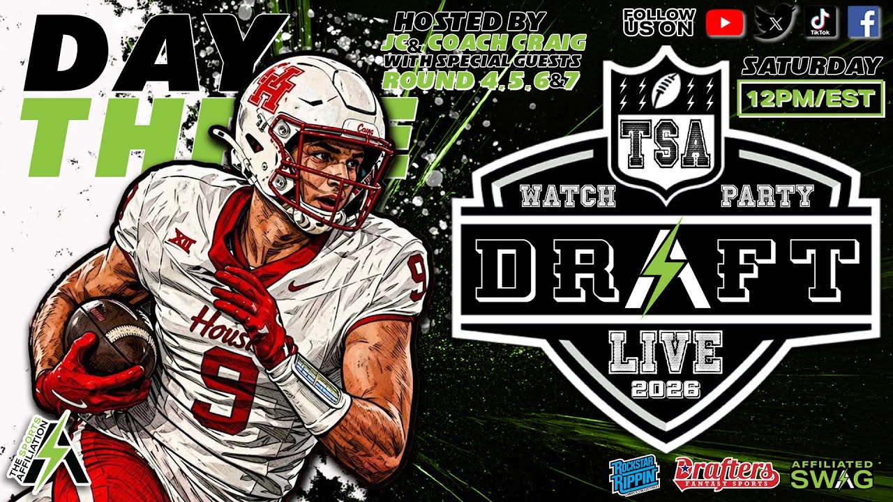 TSA “2026 NFL Draft Day” Watch Party: Day Three