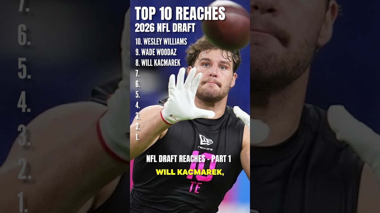 Worst 2026 NFL Draft Reaches Teams Will Regret, Part 1 Worst 2026 NFL Draft Reaches Teams Will Regret, Part 1