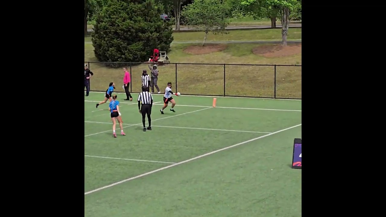 Panthers NFL Flag Football Regional- Texas Fury 13u girls scoring TDs