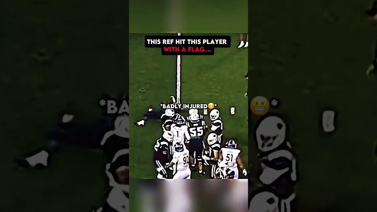 This Ref Injured This Player With A Flag…😭💔 #shorts #nfl This Ref Injured This Player With A Flag…😭💔 #shorts #nfl